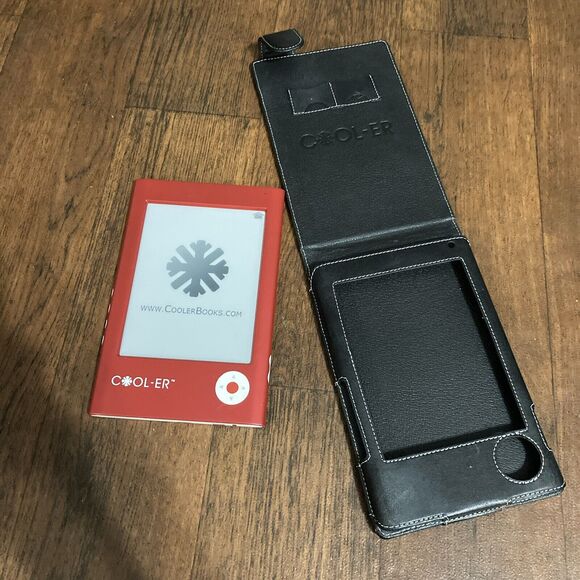 COOL-ER Classic Dimensions Red Book Reader. Rare Linux OS Bundle